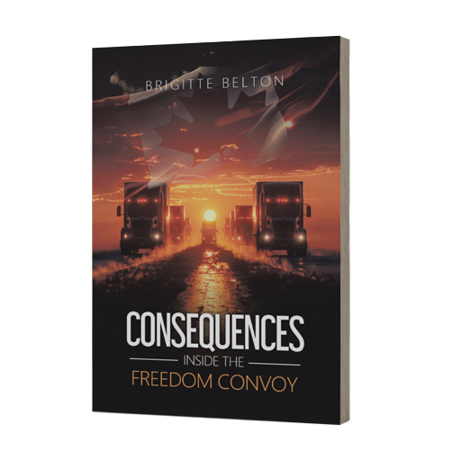 Consequences inside the freedom convoy book by author Brigitte Belton